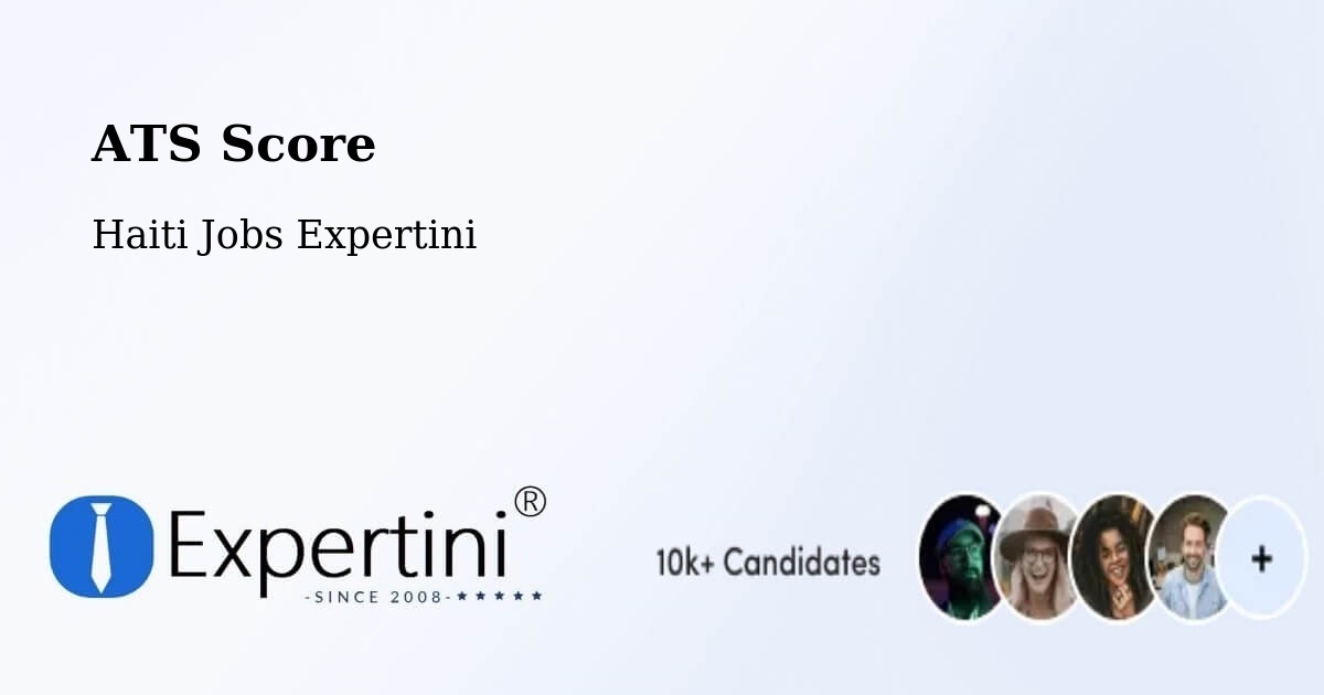 Resume ATS Score & Job Description Match Tool – Haiti - Haiti Jobs Expertini