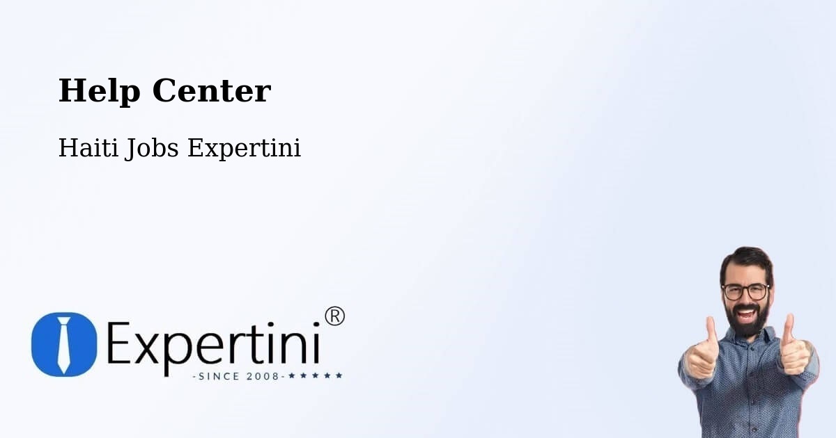 Help Center – Haiti - Haiti Jobs Expertini
